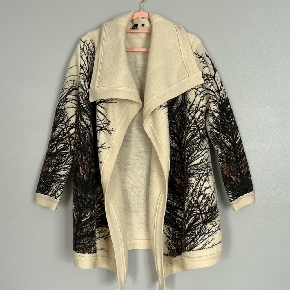 Sweater coat | 100% wool
